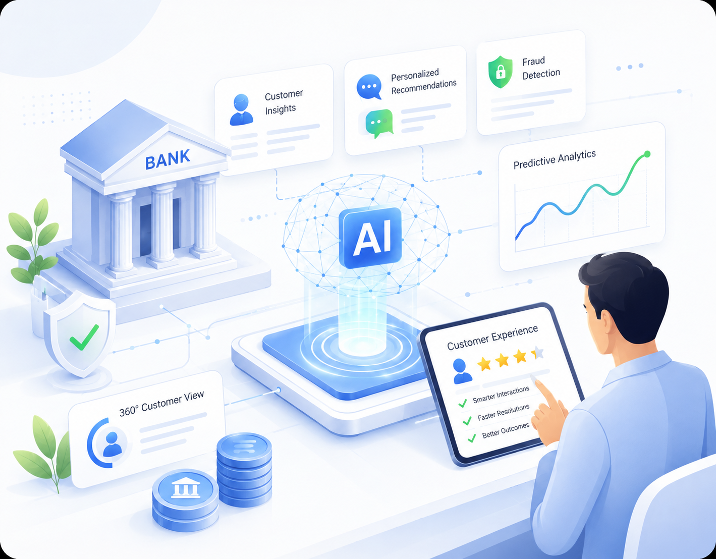 Retail banking customer experience powered by data and generative AI